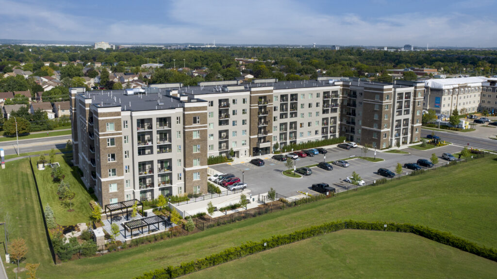 6TEN Condos - 610 Farmstead Drive Aerial Image