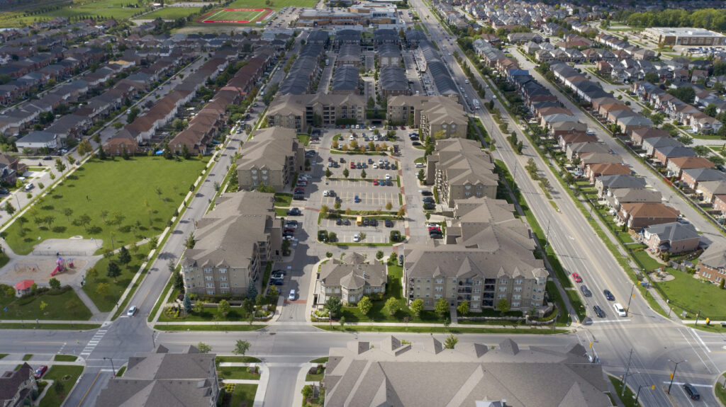 Bristol on Main by Sutherlnad Development Group - Aerial Drone Shot Alternate