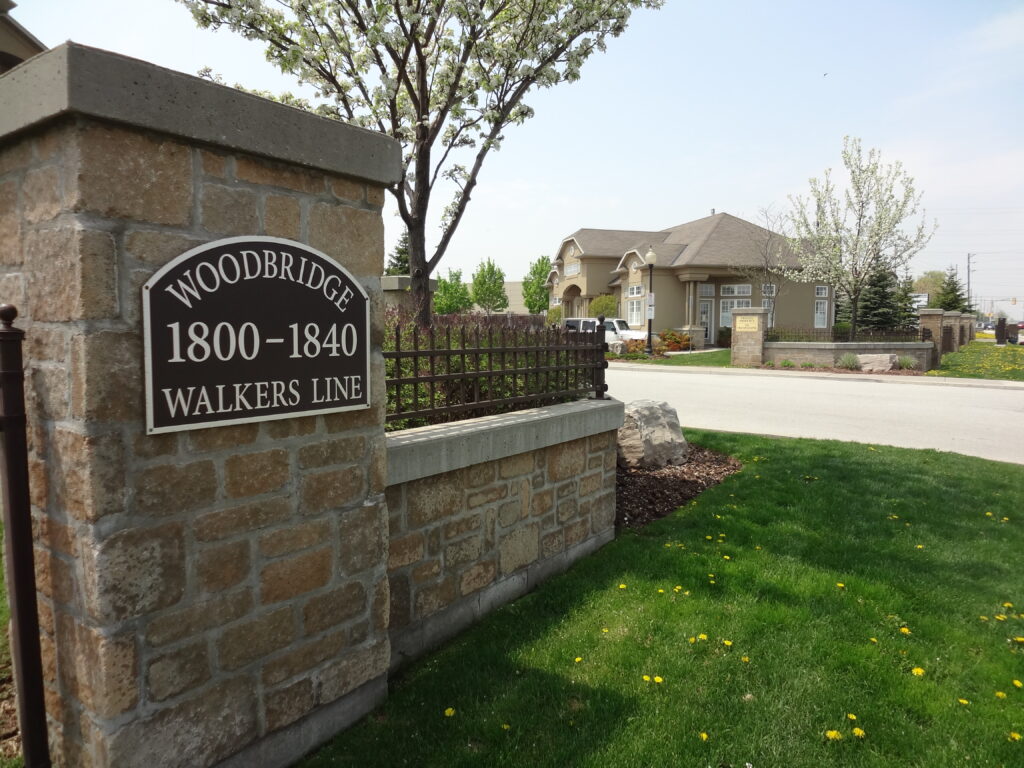Woodbridge Lawn Sign by Sutherland Development Group