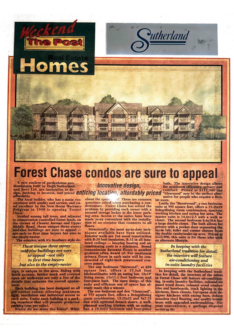 Forest Chase Sutherland Development News Article